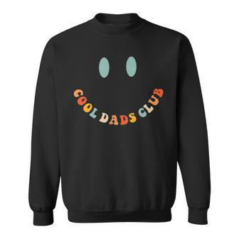 Mens Cool Dads Club Retro Groovy Funny Daddy Fathers Day Cool Dad Sweatshirt - Thegiftio UK