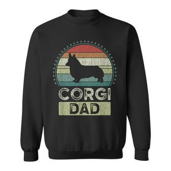 Mens Corgi Dad Fathers Day Welsh Corgi Daddy Sweatshirt - Thegiftio UK