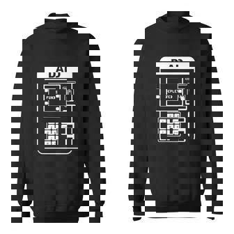 Mens Dad Atm Fathers Gift Men Women Sweatshirt Graphic Print Unisex - Thegiftio