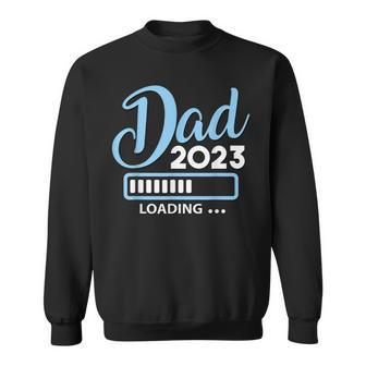 Mens Dad Est 2023 Loading Baby Boy Girl Future New Daddy Sweatshirt - Thegiftio UK