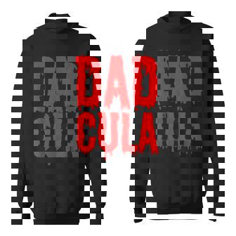 Mens Dadcula Halloween Dad Family Matching Costume Momster Sweatshirt | Mazezy