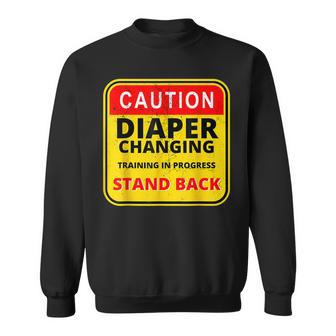 Mens Daddy Diaper Kit New Dad Survival Dads Baby Changing Outfit Sweatshirt | Mazezy DE