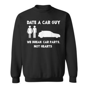 Mens Date A Car Guy Jdm Guys Men Women Sweatshirt Graphic Print Unisex - Thegiftio UK