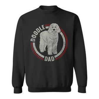 Mens Doodle Dad - Mens Goldendoodle Vintage Sweatshirt - Seseable