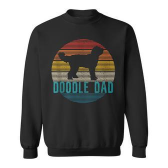 Mens Doodle Dad - Vintage Goldendoodle Dog Owner Funny Gift Sweatshirt - Seseable