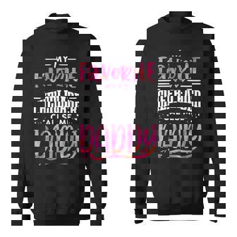 Mens Funny Cheerleading Dad Father Tie Tie Dye Cheer Dad Sweatshirt - Thegiftio