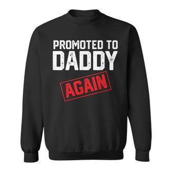 Mens Funny Dad Fathers Day Pregnancy Announcement Daddy Dad To Be Sweatshirt - Thegiftio UK