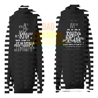 Mens Funny Great Grandpa For Fathers Day Sweatshirt - Thegiftio