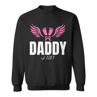 Mens Girl Dad Est New Baby 2023 - Future Father Daddy Est 2023 Sweatshirt - Thegiftio UK