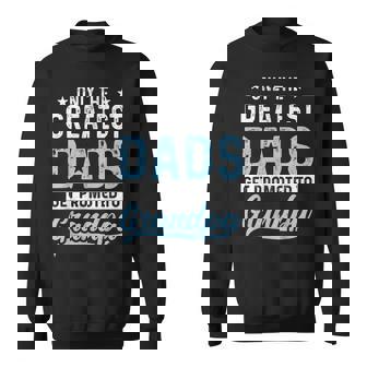 Mens Greatest Dads Get Promoted To Grandpa Fathers Day Sweatshirt - Thegiftio