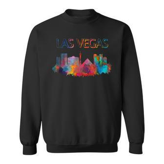 Mens Las Vegas Skyline Men Women Sweatshirt Graphic Print Unisex - Thegiftio UK