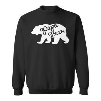 Mens Matching Papa Bear Mama Bear For Couple Men Women Sweatshirt Graphic Print Unisex - Thegiftio UK