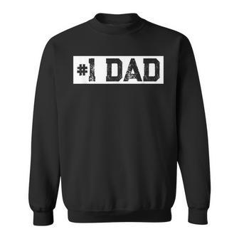 Mens Mens Vintage 1 Dad - Gift For Dad Sweatshirt - Seseable