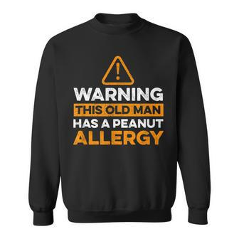 Mens Peanut Allergy Design For A Peanut Allergic Sweatshirt | Mazezy
