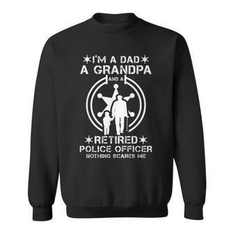 Mens Police Pensioner Police Officer Grandpa Fathers Day Sweatshirt - Thegiftio UK