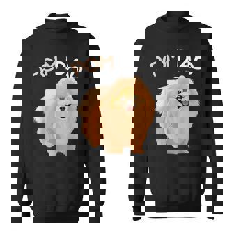 Mens Pomeranian Pom Dad Dog Father Sweatshirt - Thegiftio