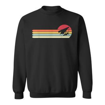 Mens Retro Vintage Hang Gliding Gift For Dad Cool Daddy Men Women Sweatshirt Graphic Print Unisex - Seseable