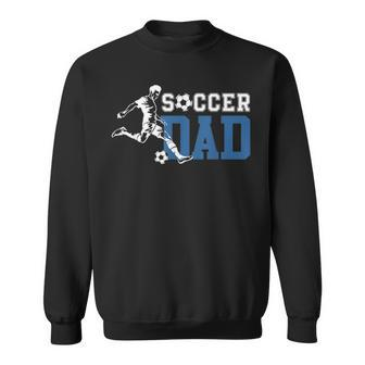 Mens Soccer Dad Life For Fathers Day Birthday Gift For Men Funny Sweatshirt - Seseable