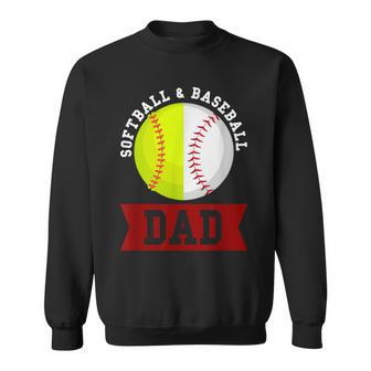 Mens Softball & Baseball Dad Softball Baseball Dad Sweatshirt | Mazezy