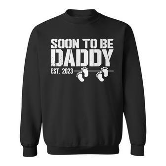 Mens Soon To Be Daddy 2023 Of Twins First Time Dad Gifts New Dad Sweatshirt - Thegiftio UK