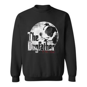 Mens The Dogfather | Pitbull Dad Dog | Fathers Day Gift Sweatshirt - Seseable