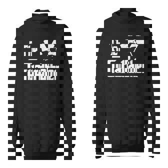 Mens The Guardfather Funny Meme Color Guard Proud Dad Colorguard Sweatshirt - Thegiftio