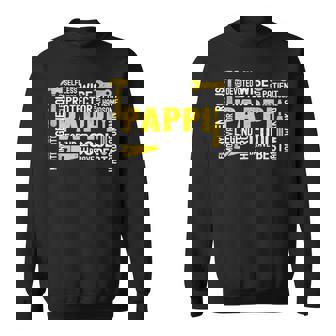 Mens The Man The Myth Legend Motivator Pappi Fathers Day Sweatshirt - Thegiftio