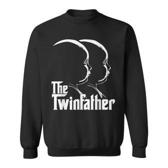 Mens The Twinfather Funny Father Of Twins Dad Gift Sweatshirt - Seseable