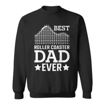 Mens Theme Park Fathers Day - Best Roller Coaster Dad Ever Sweatshirt - Thegiftio UK