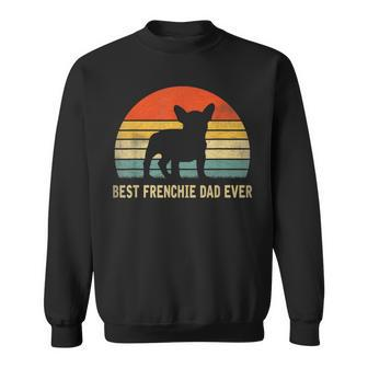 Mens Vintage Best Frenchie Dad Ever Father Day Gifts For Dad Sweatshirt - Seseable