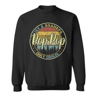Mens Vintage Poppop Gifts Grandpa Gifts Poppop Fathers Day Gift Sweatshirt | Mazezy