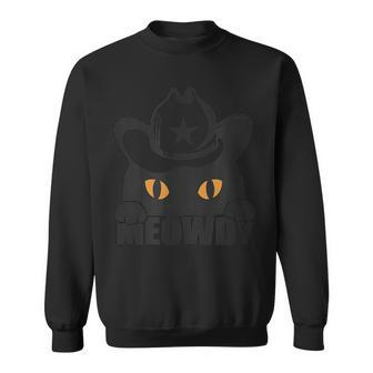 Meowdy Funny Cat Country Music Meow Howdy V2 Sweatshirt - Seseable