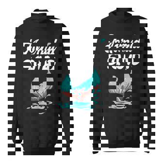 Mermaid Squad Girl Mermaid Party Sweatshirt | Mazezy