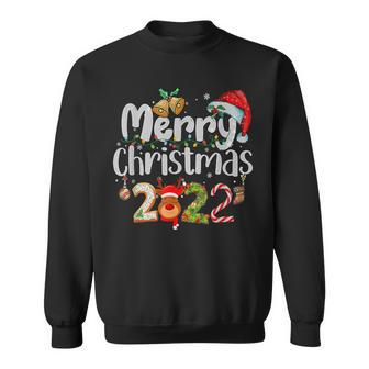 Merry Christmas 2022 Family Xmas Ball Light Garden Reindeer Men Women Sweatshirt Graphic Print Unisex - Seseable
