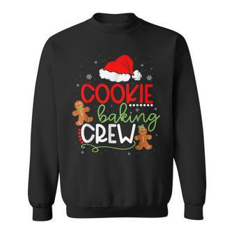 Merry Christmas Cookie Baking Crew Ginger Santa Pajamas Xmas Men Women Sweatshirt Graphic Print Unisex - Seseable