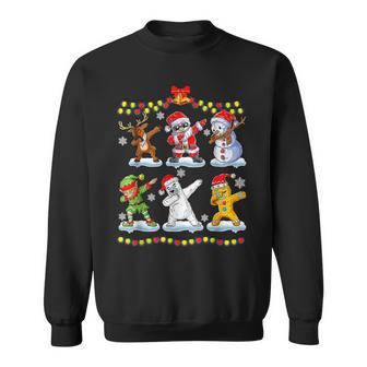 Merry Christmas Happy Xmas Squad Funny Crew Lights Bell Men Women Sweatshirt Graphic Print Unisex - Thegiftio UK