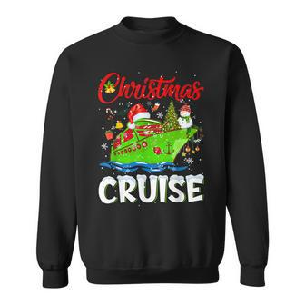 Merry Cruisemas 2022 Family Christmas Cruise Funny Boat Trip Men Women Sweatshirt Graphic Print Unisex - Thegiftio UK