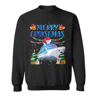 Merry Cruisemas Family Cruise Christmas 2022 Funny Boat Fun V4 Men Women Sweatshirt Graphic Print Unisex - Thegiftio UK