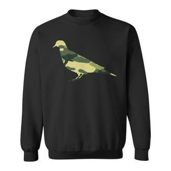 Military Dove Camo Men Print Us Pigeon Bird Veteran Gift Sweatshirt - Seseable