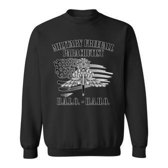 Military Freefall Parachutist Front Design Sweatshirt | Seseable CA