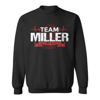 Miller Team Familientreffen Dna Herzschlag Geschenk Sweatshirt - Seseable