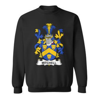 Mitchell Coat Of Arms - Family Crest Men Women Sweatshirt Graphic Print Unisex - Thegiftio UK