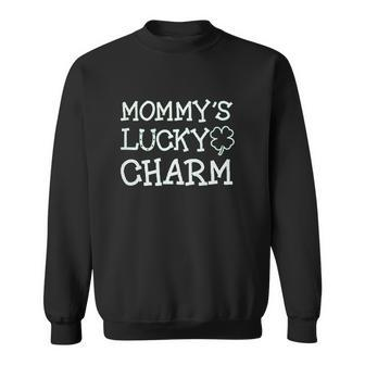Mommys Lucky Charm V2 Men Women Sweatshirt Graphic Print Unisex - Thegiftio UK