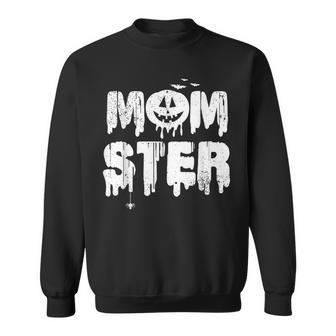 Momster Monster Mom Halloween Funny For Moms Women Men Women Sweatshirt Graphic Print Unisex - Thegiftio UK