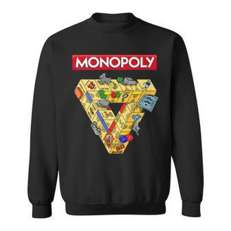 Monopoly Man Throwing Money Sweatshirt | Mazezy