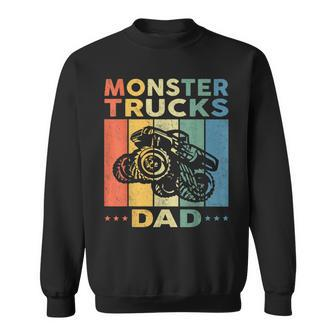 Monster Truck Dad Retro Vintage Monster Truck V3 Sweatshirt - Seseable