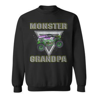 Monster Truck Grandpa Monster Truck Are My Jam Truck Lovers Sweatshirt - Seseable