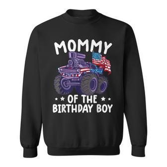 Monster Truck Matching Mama Des Geburtstagskindes Sweatshirt - Seseable