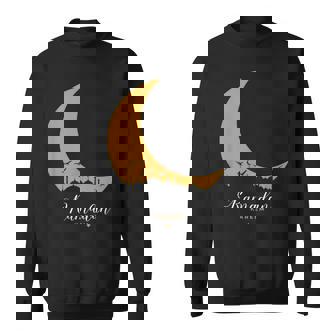 Moon Ramadan Mubarak Fasting Islamic Celebration Sweatshirt | Mazezy