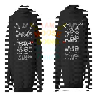 Moose Family Crest Moose Moose Clothing Moose T Moose T Gifts For The Moose Png Sweatshirt | Seseable UK